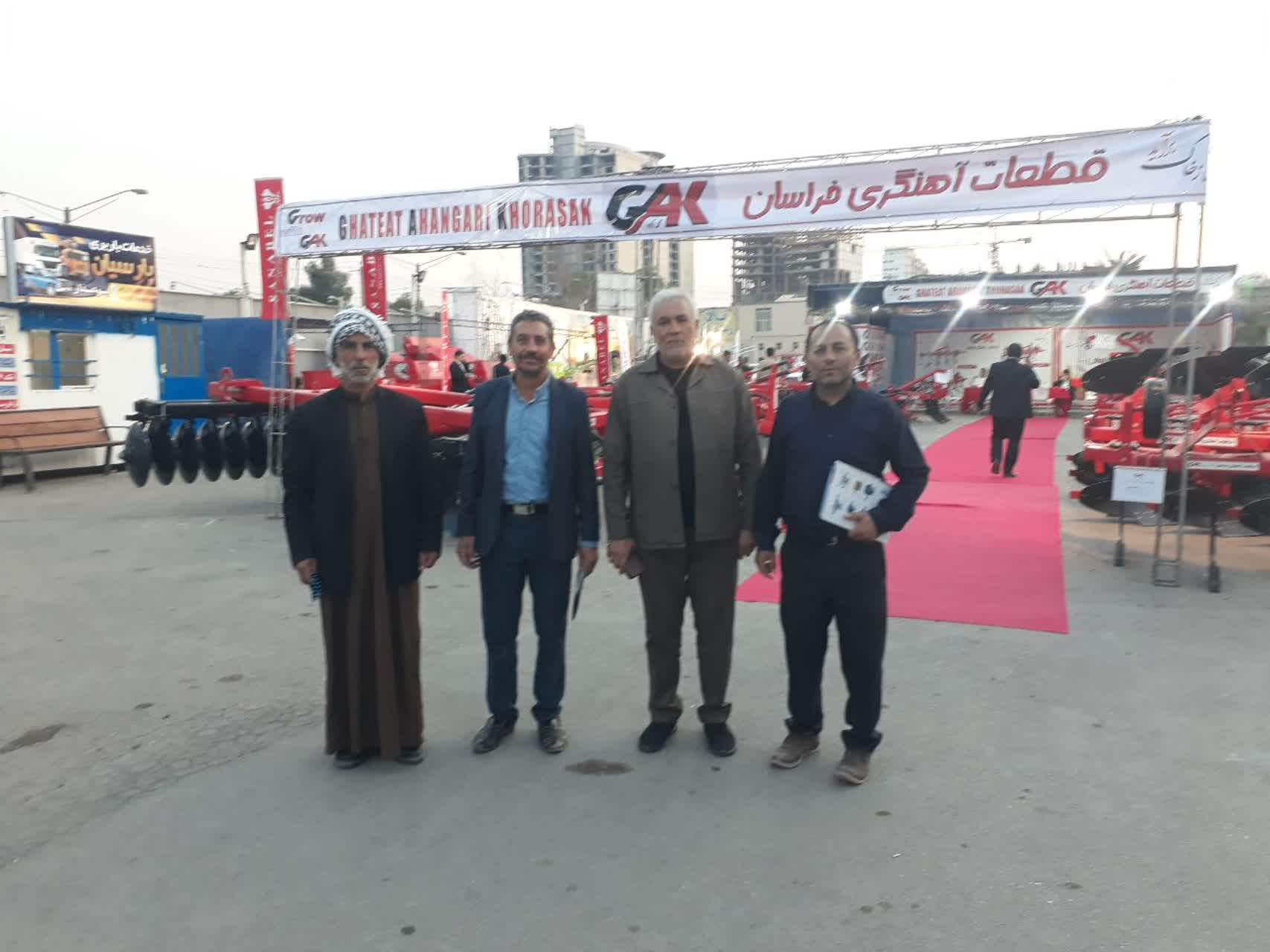 بازدید مسئولین و نیروهای شاغل در طرح دیمه از دهمین نمایشگاه بین المللی ماشین آلات و ادوات کشاورزی خوزستان - اهواز1404/9/8